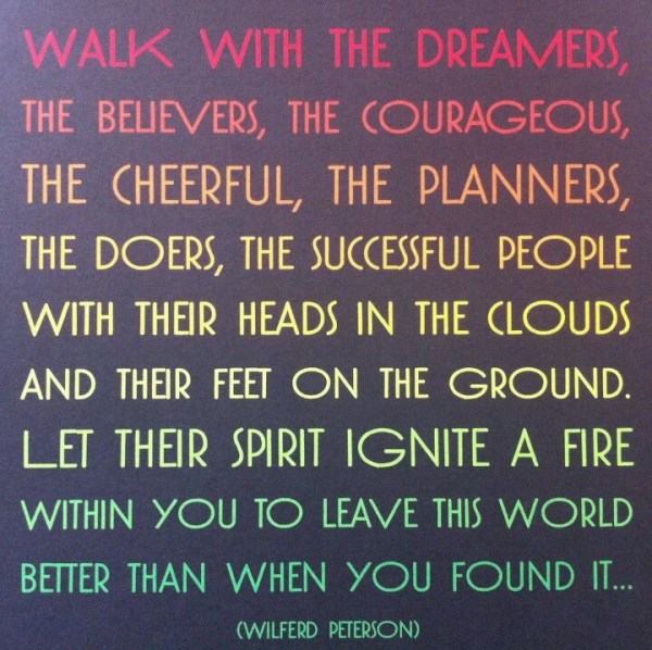 Leave the world better than when you found it