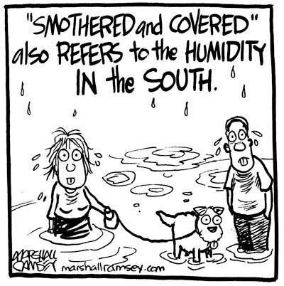 smothered and covered