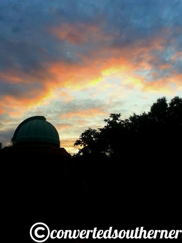 Old Observatory on campus in twilight. Fall 2013