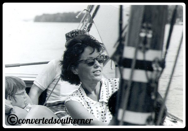 Kris sailing in the 1960's