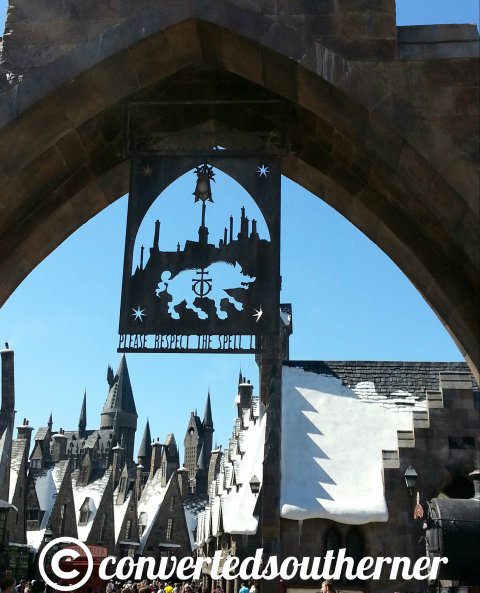 Entering Harry Potter World