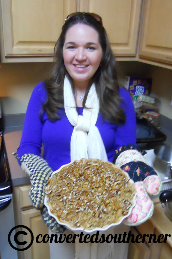 Me with my Carmel Apple Pecan Pie