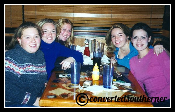 The Bestie, TT, Lisa, me and Val. One of those long dinners.