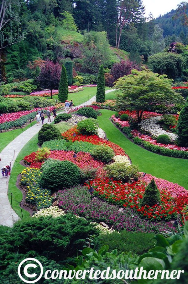 Butchart Gardens. Victoria, British Columbia, Canada. July 2004