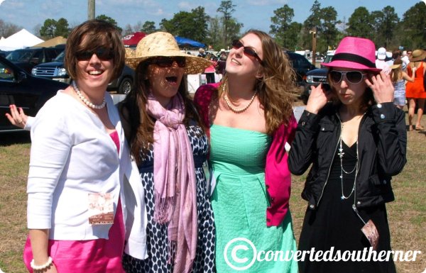 The girls at Cup in March 2011. Rach, Me, Gail and Anna.