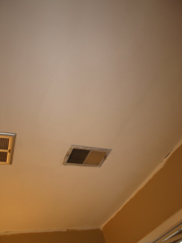 master bath ceiling. All smooth and clean!