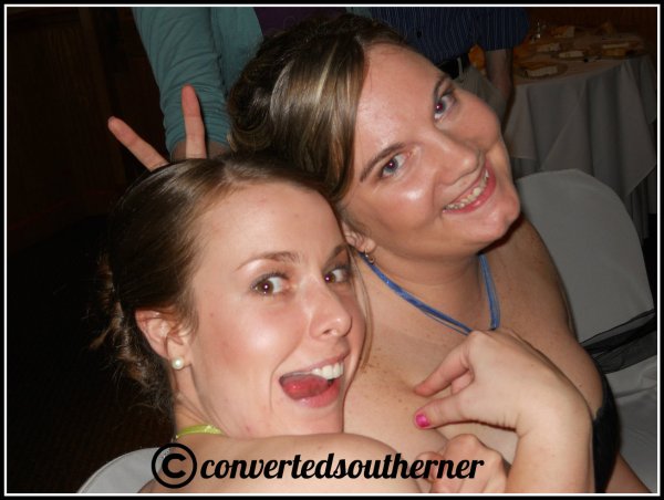 Meg and Missy. Fellow bridesmaids.