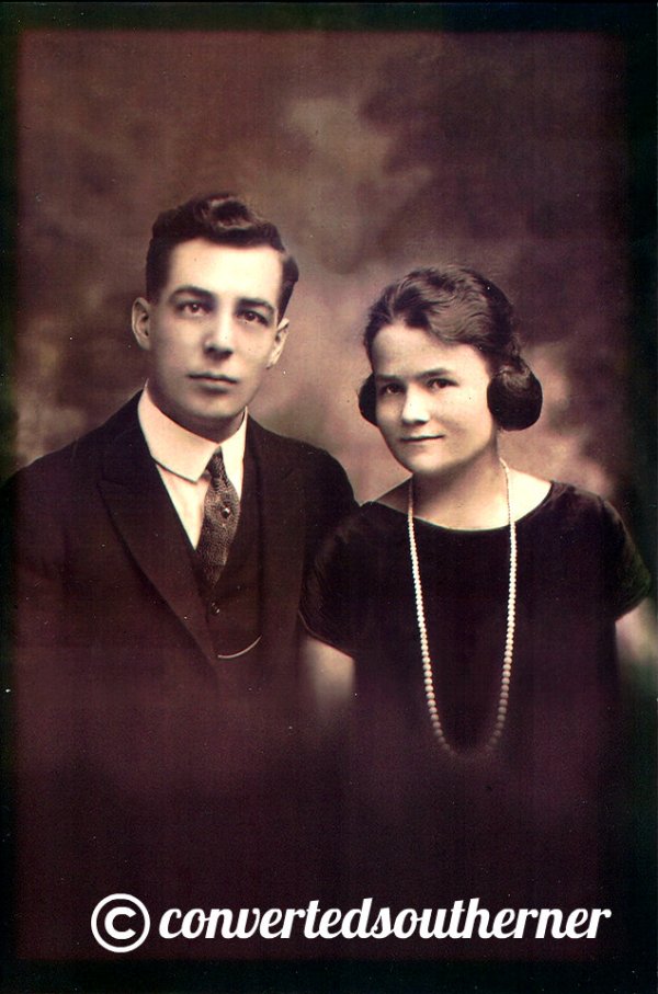 1923, New York City. My Great Grandparent's Engagement photo