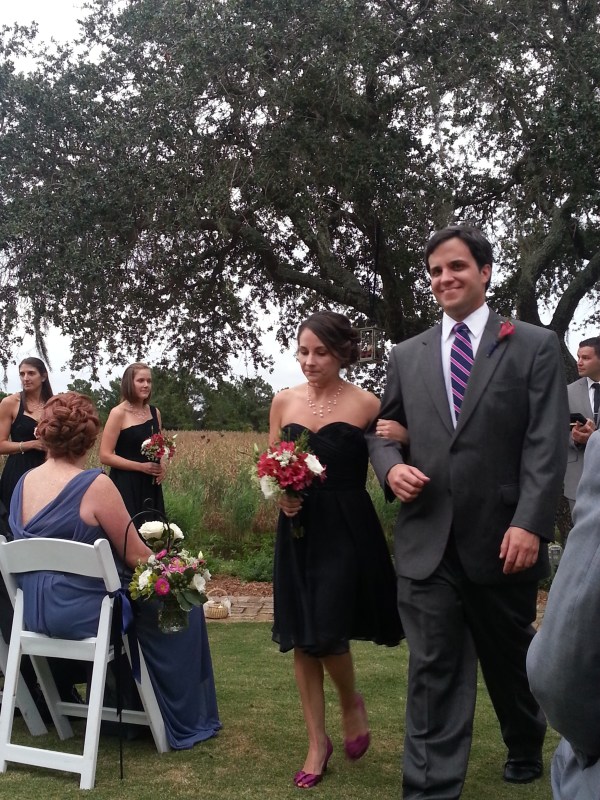 My cousin Ehirch and a friend of the bride