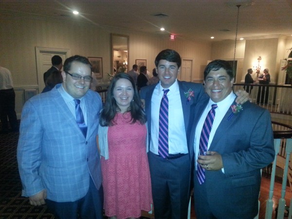 Cousins! Ben, me, Blake and Dane- the groom