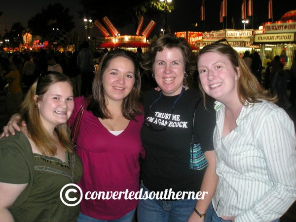 Girls at the State Fair. October 2006