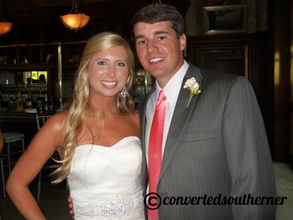 The Bride and Groom! My cousin Blake and his wife Sally!