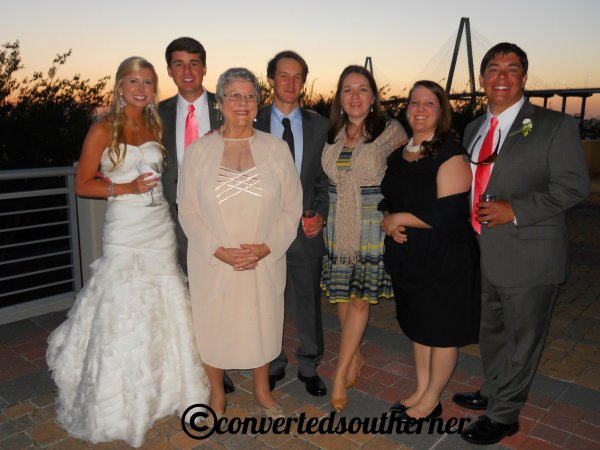 My Grandma Pat (center) and the grand kids. Sally, Blake, Matt, Me, Jenna and Dane