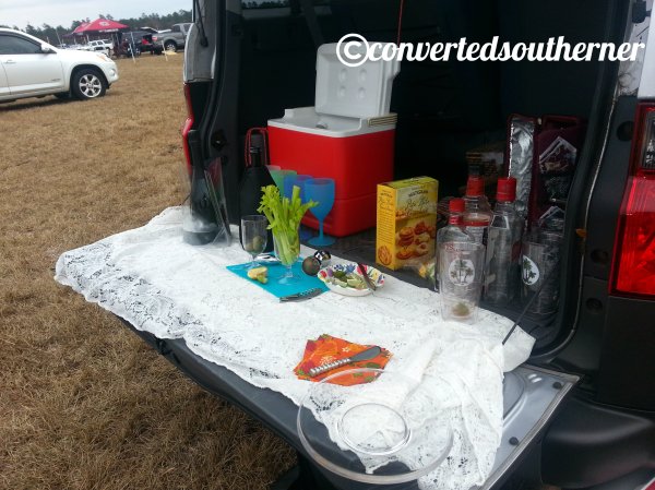 Part one of our tailgate spread