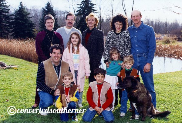 The Family. Thanksgiving 1990 in Medina, Ohio.