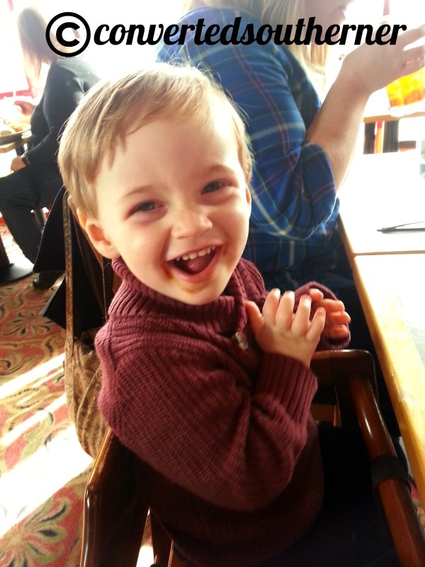 Sweet Graham, he is such a cutie! Little heart breaker in the making. 