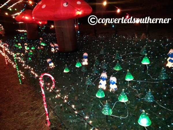 Smurf lights!