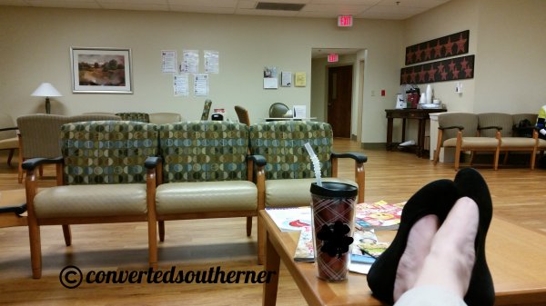 My Grandmother went back into the hospital on March 24th and was there for 2.5 weeks. Two major surgeries later and I was able to research rehab places and she just moved to one for a minimum of 6 weeks of rehab for physical therapy. I spent a lot of the last few weeks in surgery waiting rooms, visiting her, stalking her doctors/nurses, emailing updates to the family and researching rehab places.